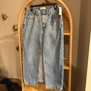 Abercrombie Light Blue Denim Skirt